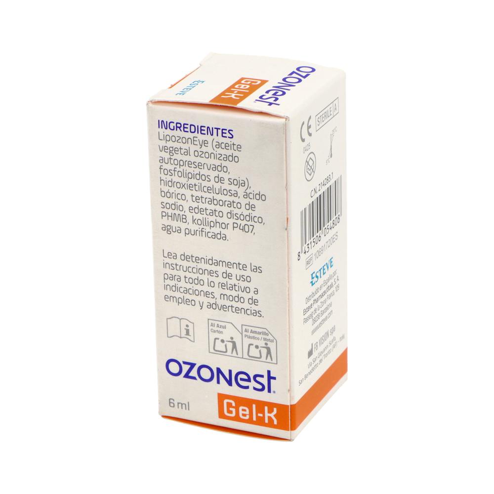 Ozonest Gel K Gel Oftálmico 6 ml