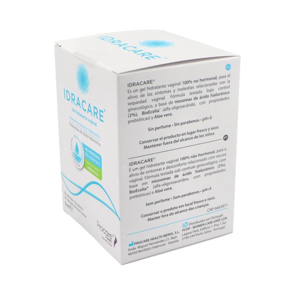 Idracare Gel Hidratante Vaginal 16 Cánulas Monodosis 5 ml