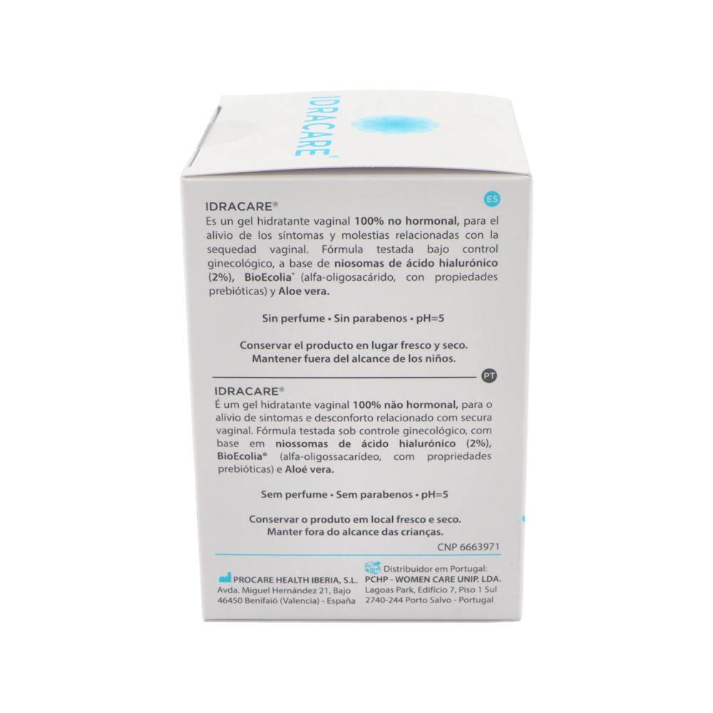 Idracare Gel Hidratante Vaginal 16 Cánulas Monodosis 5 ml