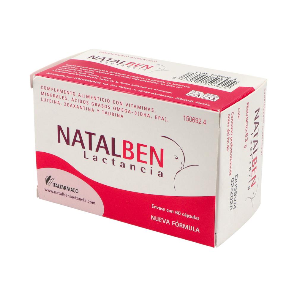 Natalben Lactancia 60 Cápsulas
