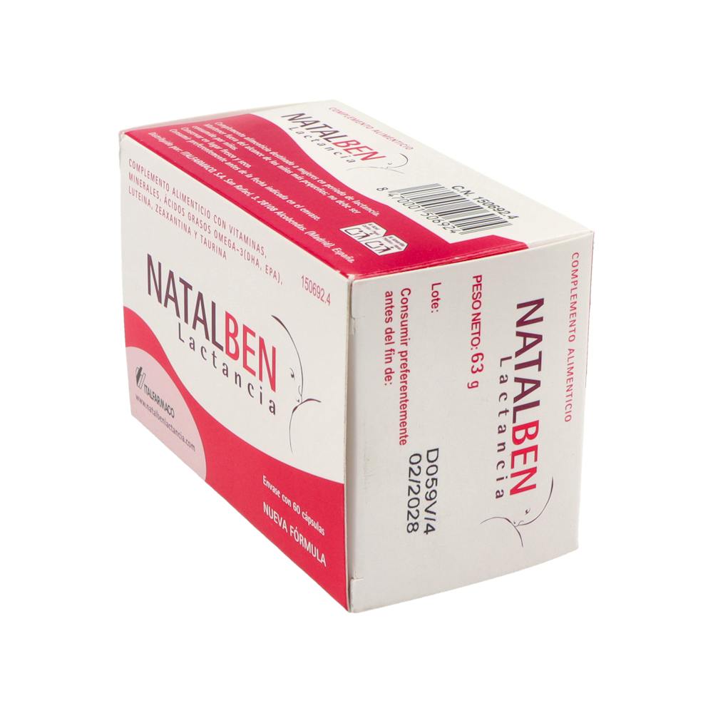 Natalben Lactancia 60 Cápsulas