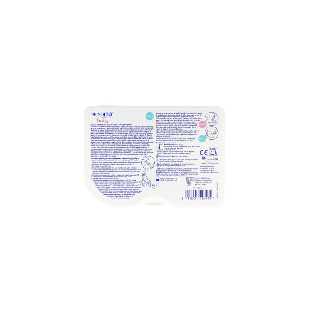 Narhinel Confort Aspirador Nasal + 2 Recambios