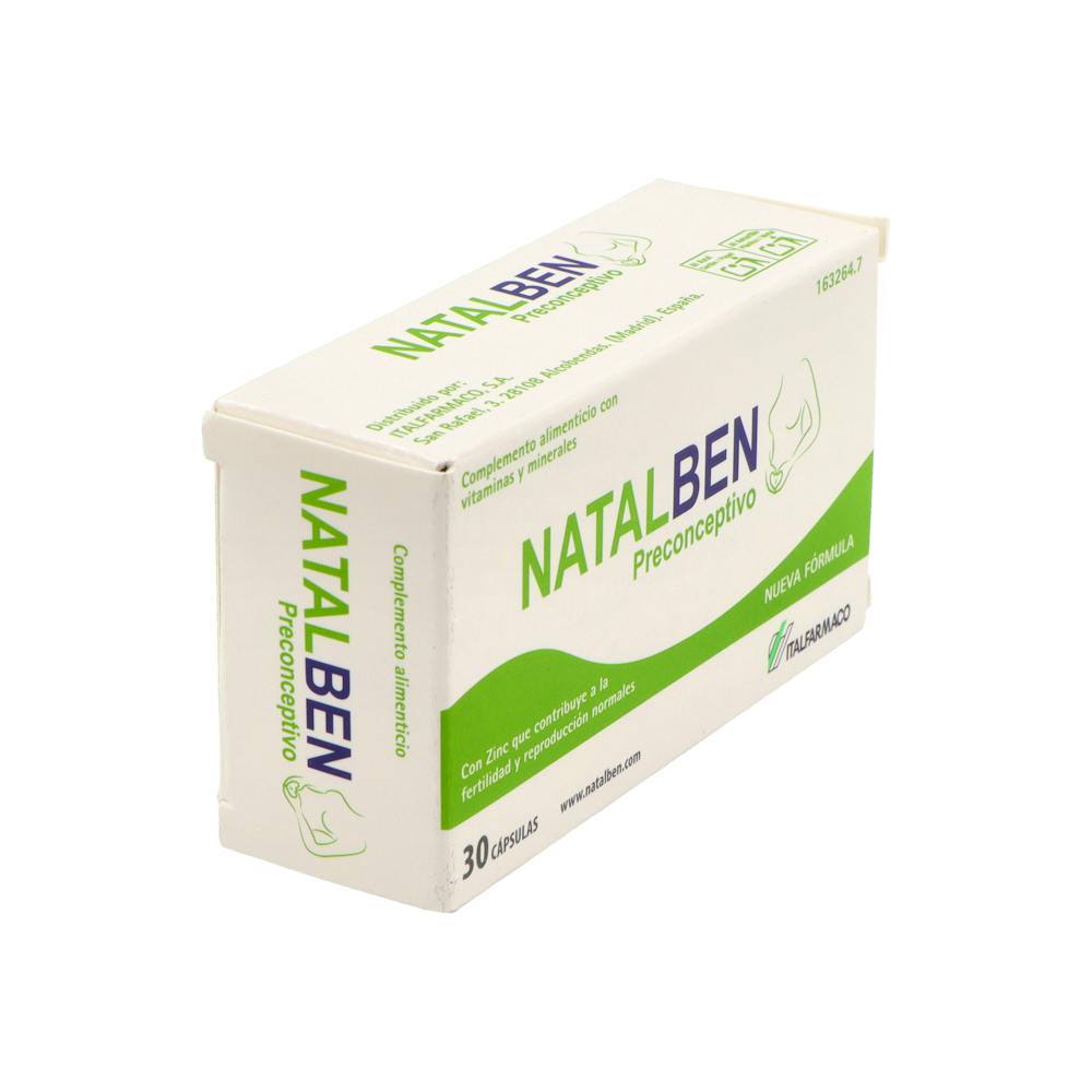 Natalben Preconceptivo 30 Cápsulas
