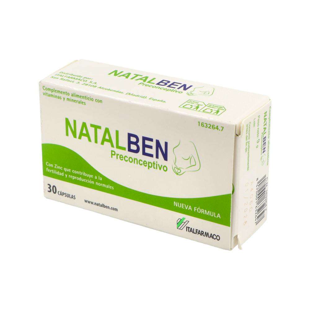 Natalben Preconceptivo 30 Cápsulas