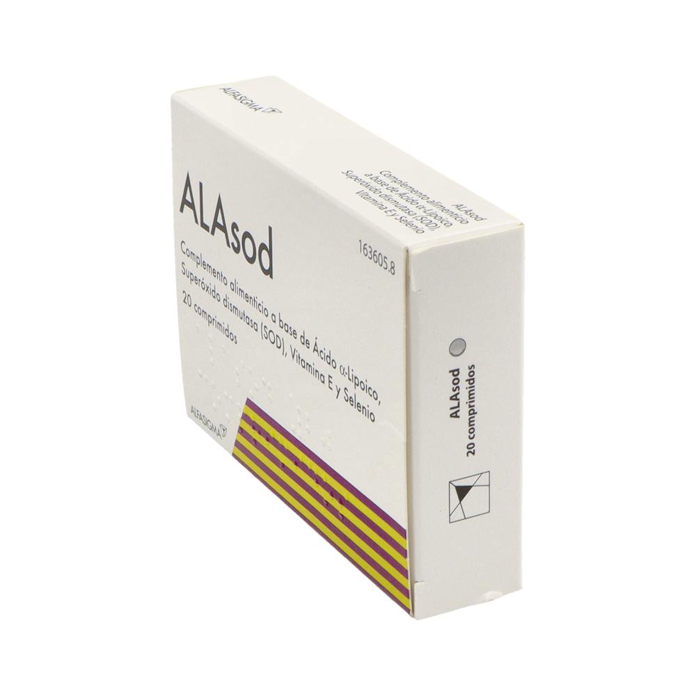ALAsod 20 Comprimidos