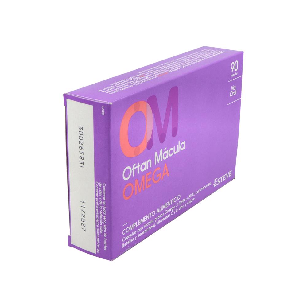 Oftan Mácula Omega 90 Cápsulas