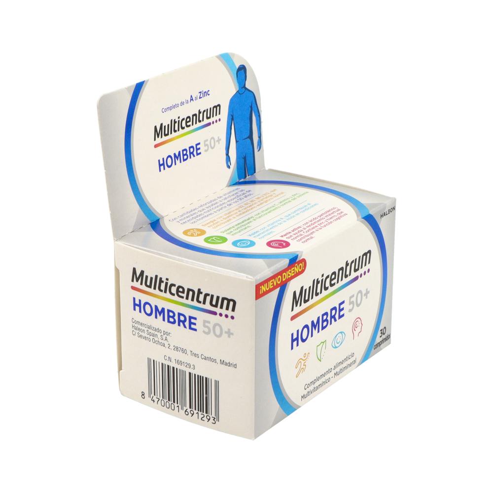 Multicentrum Hombre 50+ 30 Comprimidos