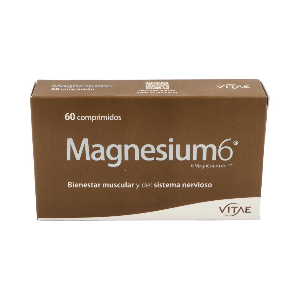 Vitae Magnesium 6 Seis Sales de Magnesio 60 Comprimidos