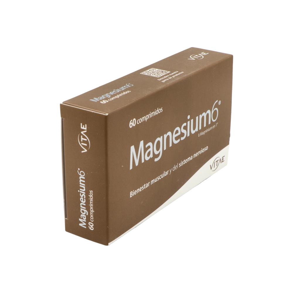 Vitae Magnesium 6 Seis Sales de Magnesio 60 Comprimidos