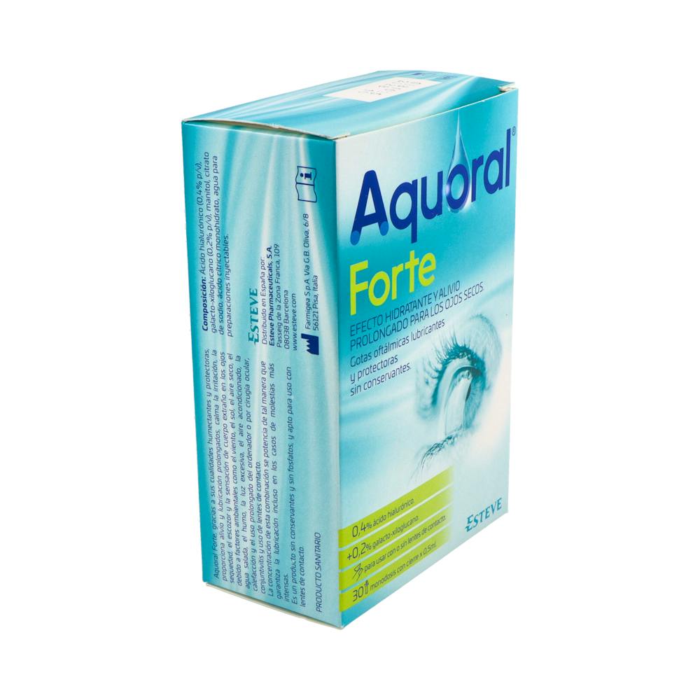 Aquoral Forte Gotas Oftálmicas 30 Monodosis 0,5 ml