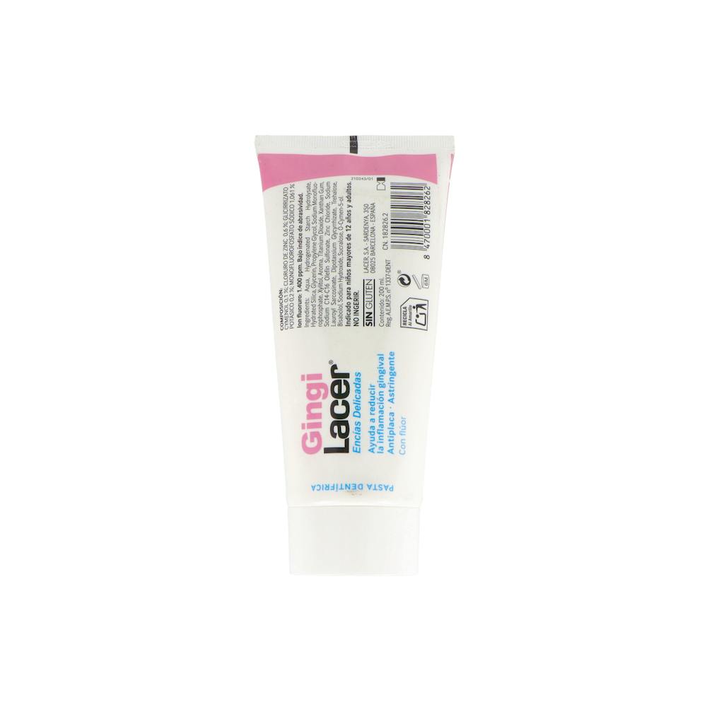 Gingilacer Pasta Dentífrica Encías Delicadas 200 ml