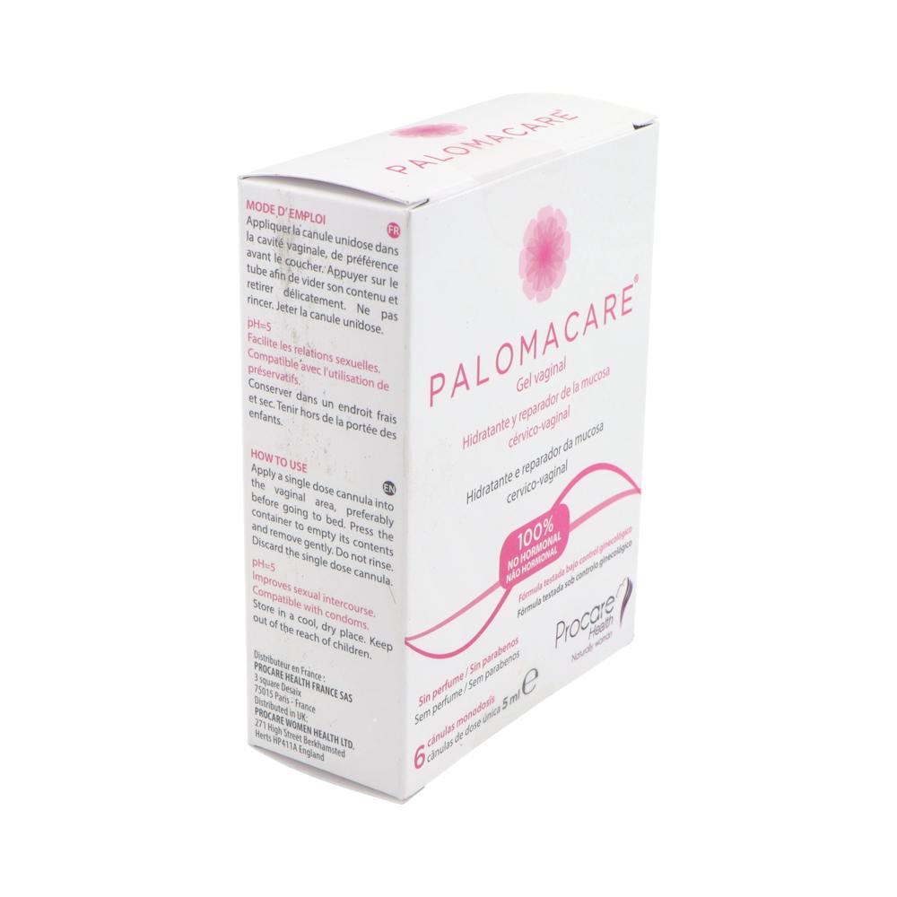 Palomacare Gel Vaginal Monodosis 6 Cánulas 5 ml