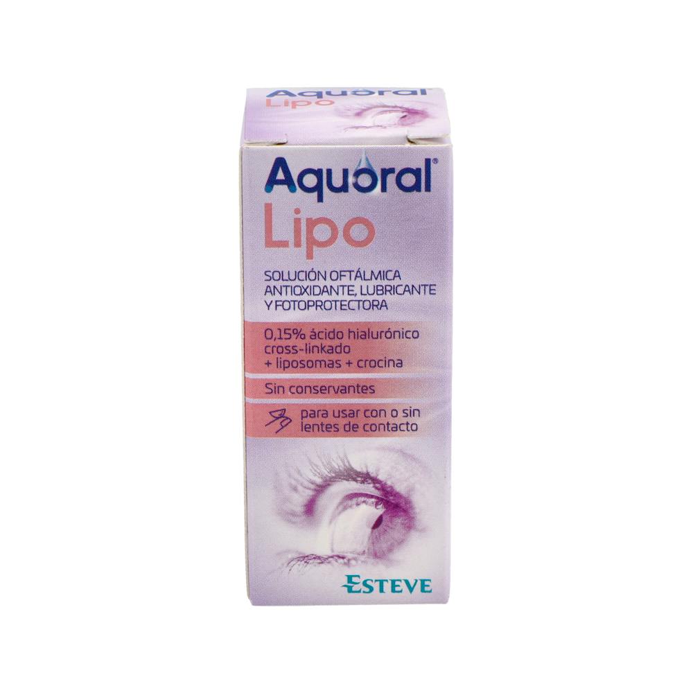 Aquoral Lipo Gotas Oftálmicas Lubricantes 10 ml