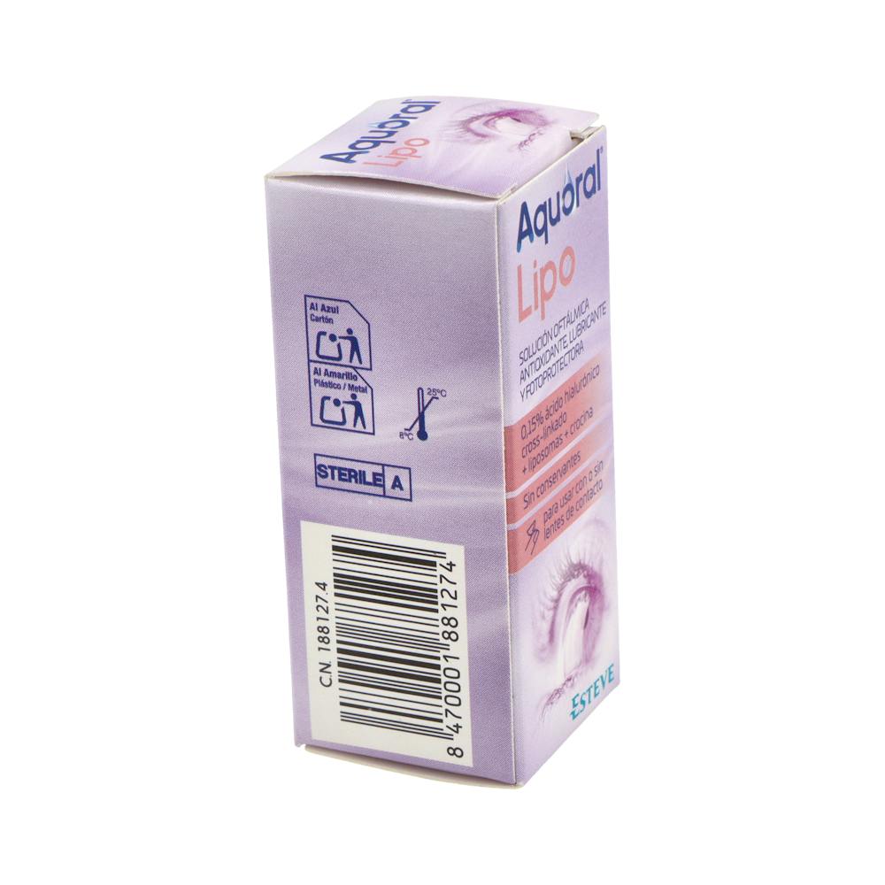 Aquoral Lipo Gotas Oftálmicas Lubricantes 10 ml