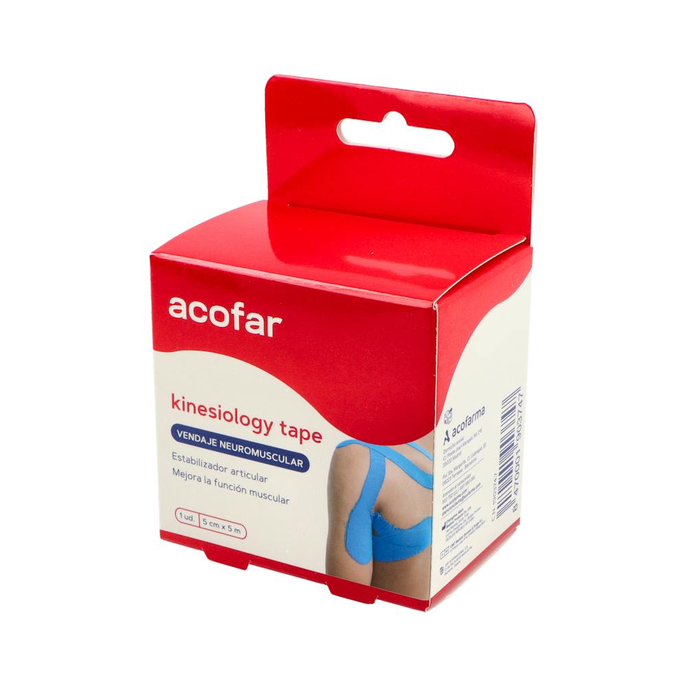 Acofarsport Kinesiotape Azul 5 cm x 5 m