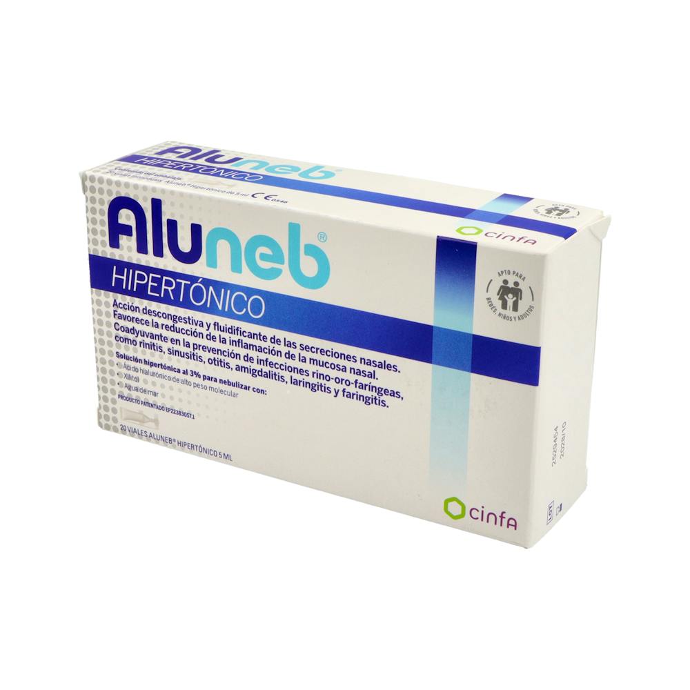 Aluneb Solución Hipertónica 3 % 20 Viales 5 ml