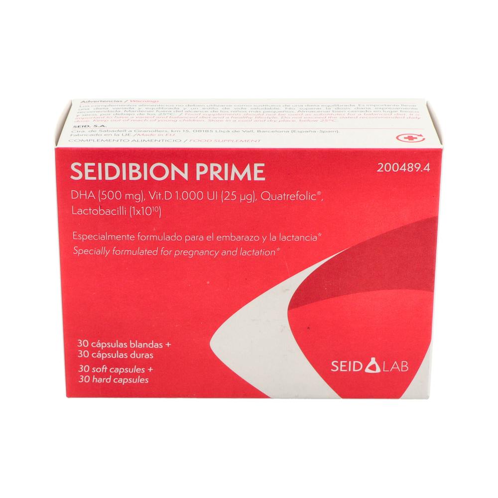 Seidibion Prime 30 Capsulas Blandas + 30 Capsulas Duras