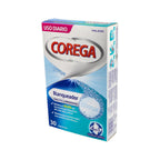 Corega Blanqueador Tabletas Limpiadoras Prótesis 30 Unidades