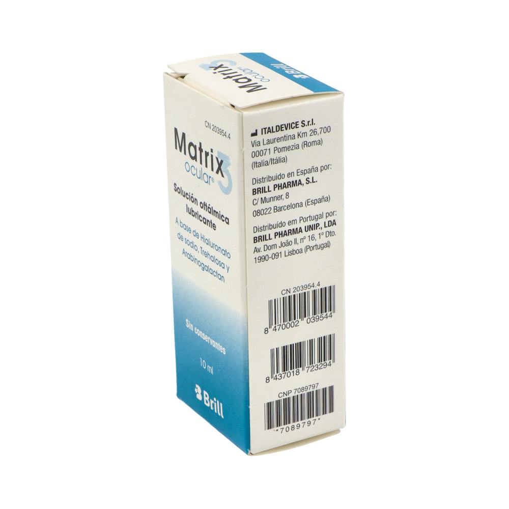 Matrix Ocular 3 Solución Oftálmica Lubricante 10 ml