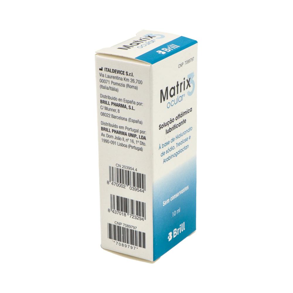 Matrix Ocular 3 Solución Oftálmica Lubricante 10 ml