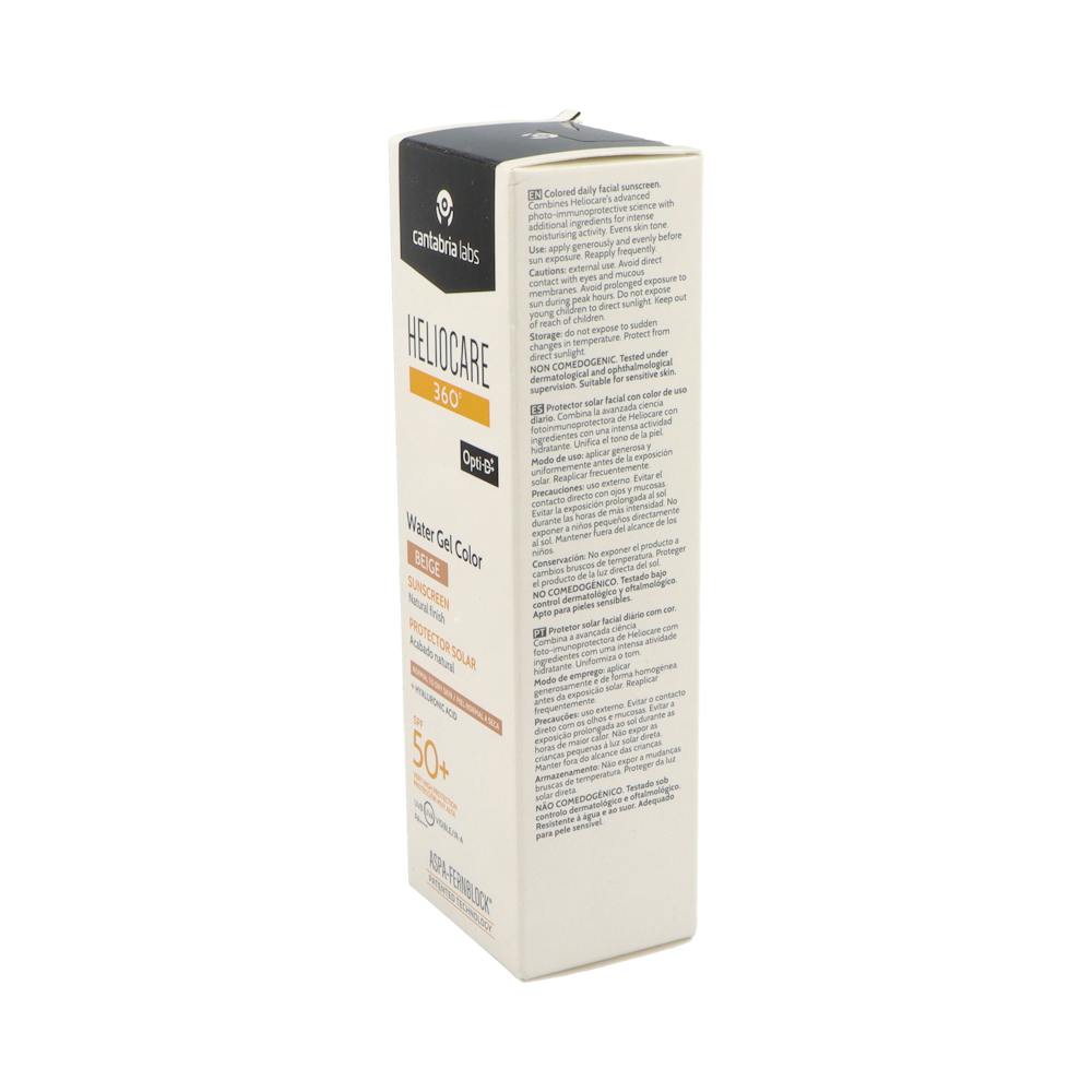 Heliocare 360º Color Water Gel SPF 50+ Beige 50 ml