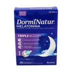 Dorminatur Triple Acción Melatonina Liberación Prolongada 30 Comprimidos