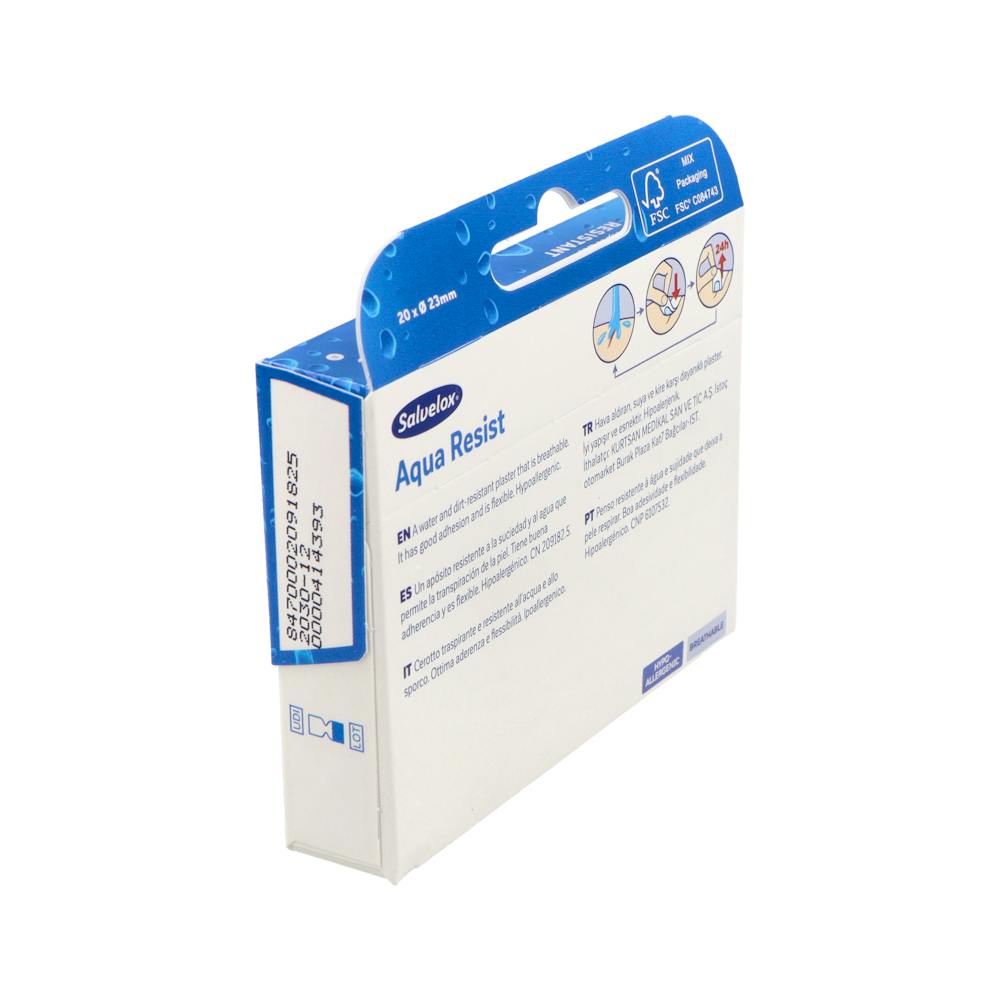 Salvelox Aqua Resist Apósitos Redondos 20 Unidades