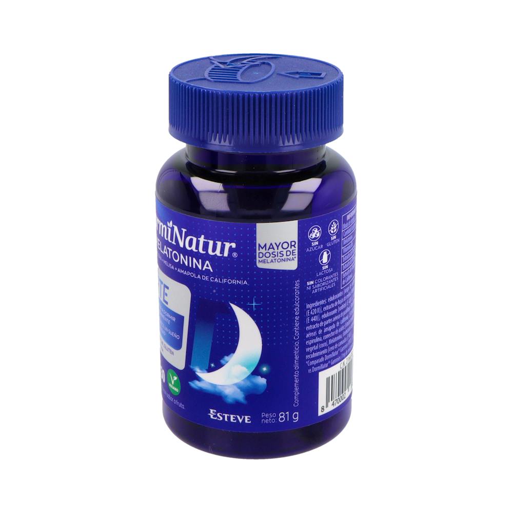 Dorminatur Gummies Forte Melatonina Sabor Fruta 30 Unidades