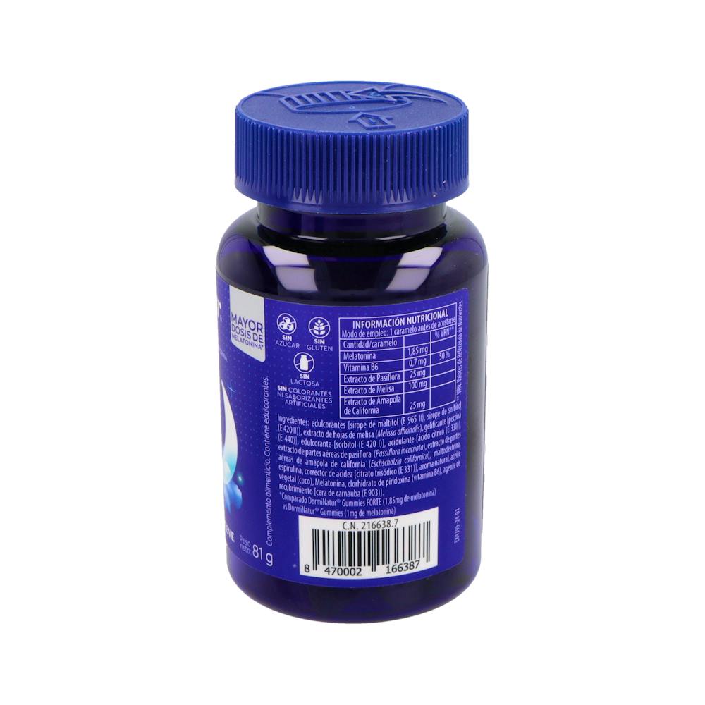 Dorminatur Gummies Forte Melatonina Sabor Fruta 30 Unidades