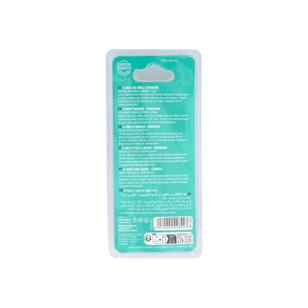 Beter Limas de Corindón Manicura 11 cm 4 Unidades