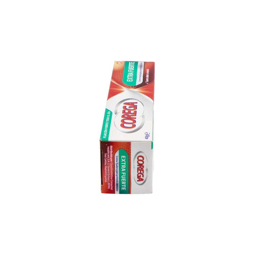 Corega Extra Fuerte Crema Adhesiva Menta 40 g