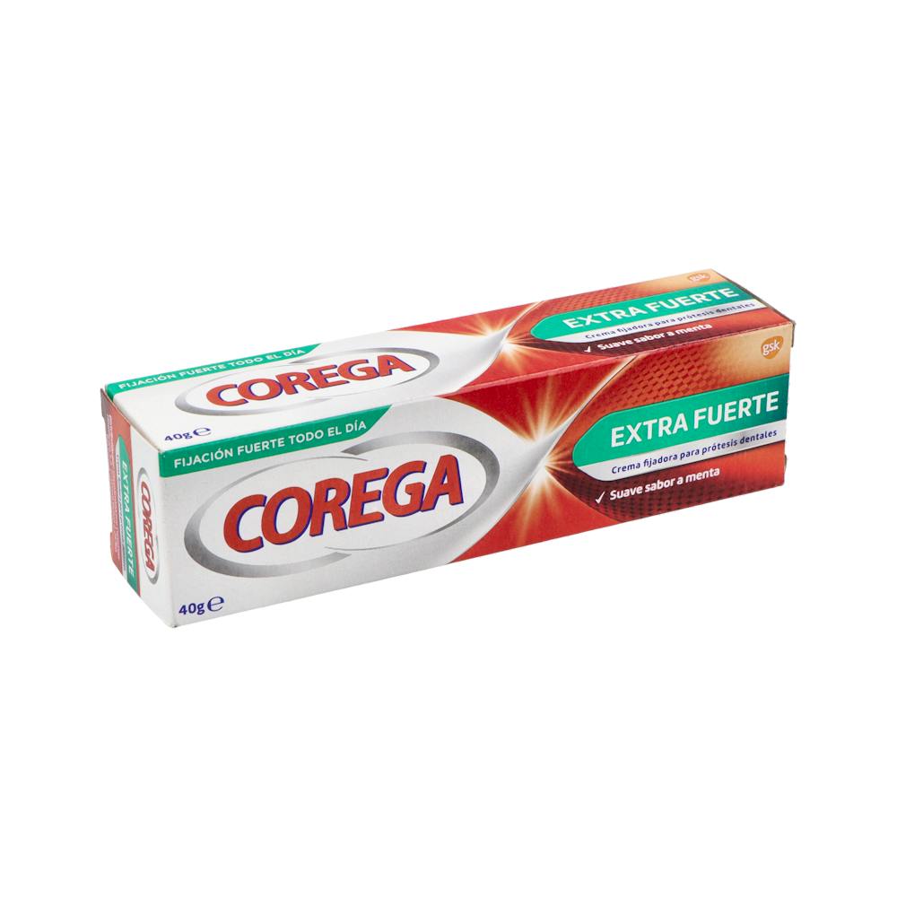 Corega Extra Fuerte Crema Adhesiva Menta 40 g