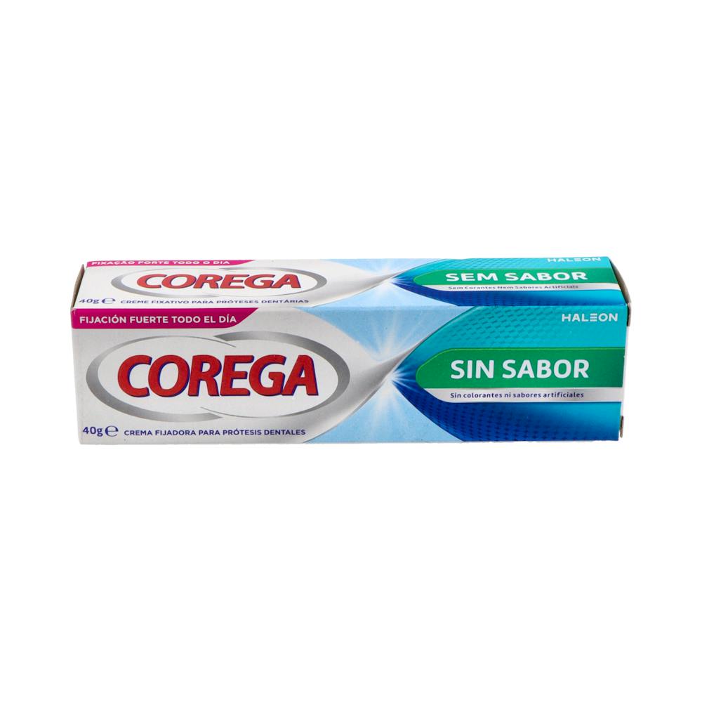 Corega Extra Fuerte Crema Adhesiva sin Sabor 40 g