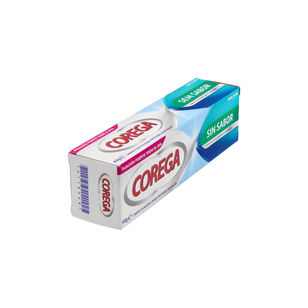 Corega Extra Fuerte Crema Adhesiva sin Sabor 40 g