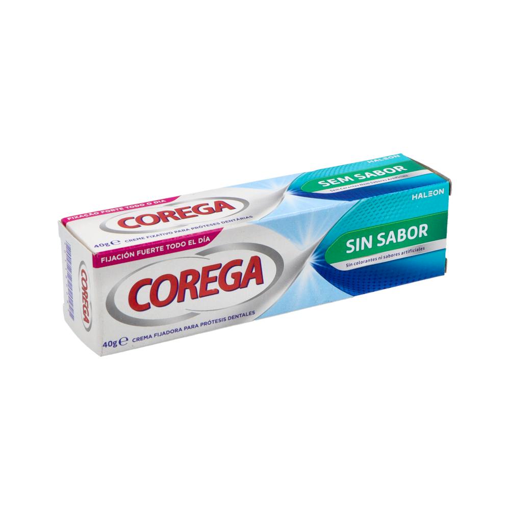 Corega Extra Fuerte Crema Adhesiva sin Sabor 40 g