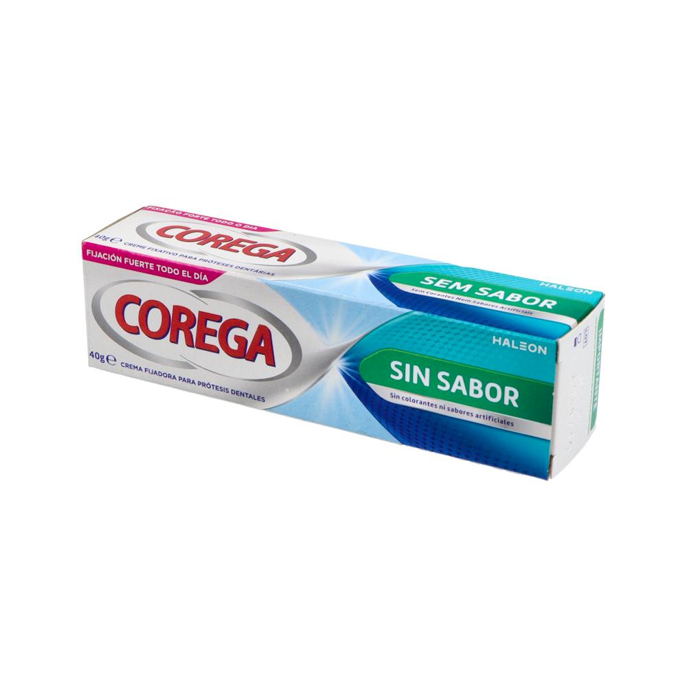 Corega Extra Fuerte Crema Adhesiva sin Sabor 40 g