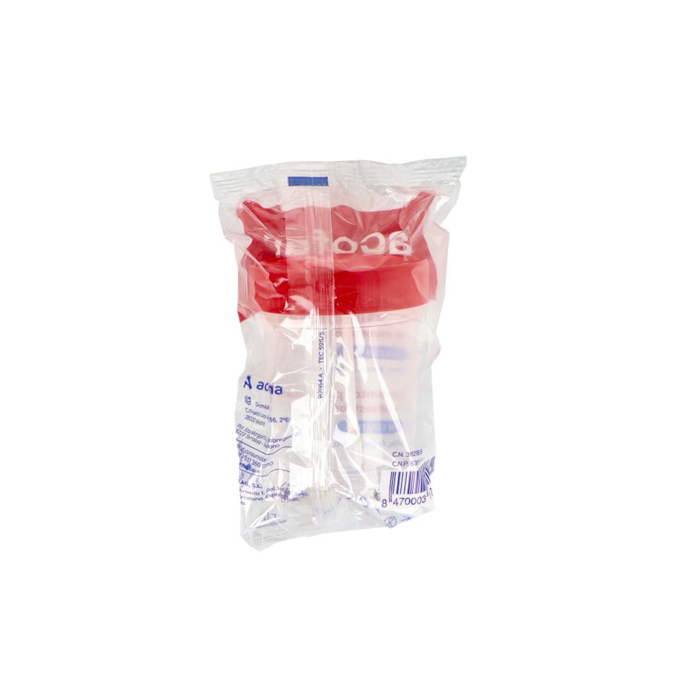 Acofar Envase con Espátula para Recogida de Muestras de Heces