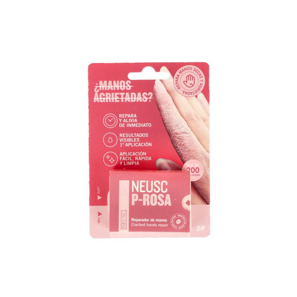 Neuscp Rosa Pastilla Sólida de Manos 24 g