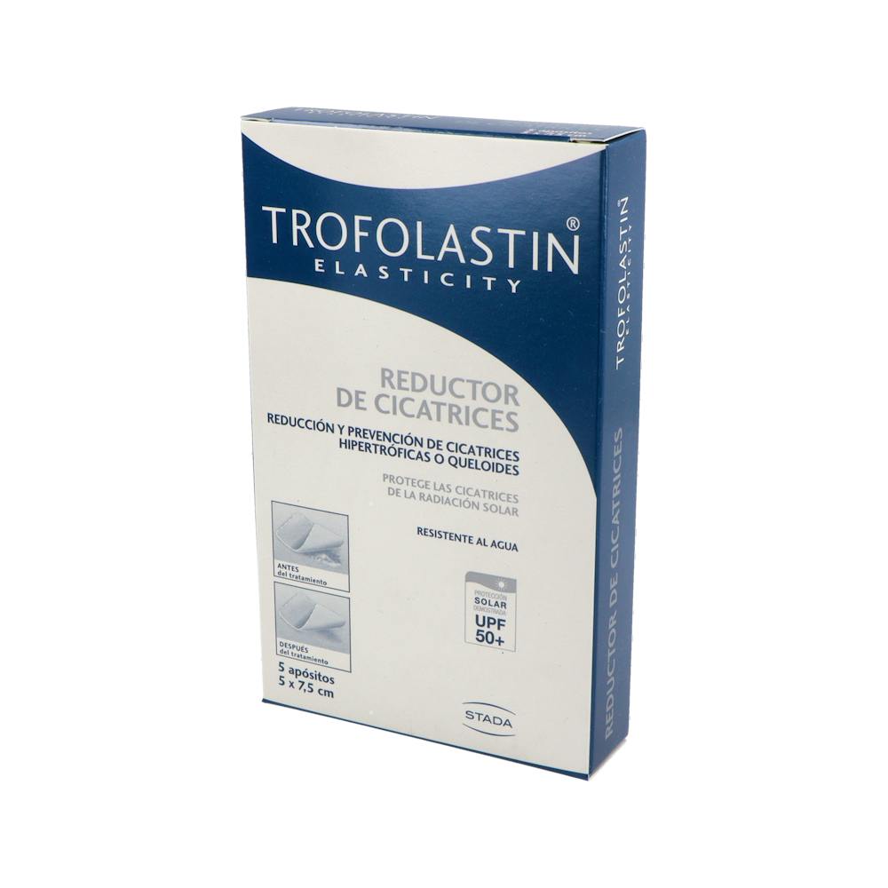 Trofolastín Reductor de Cicatrices Apósitos 5 x 7,5 cm