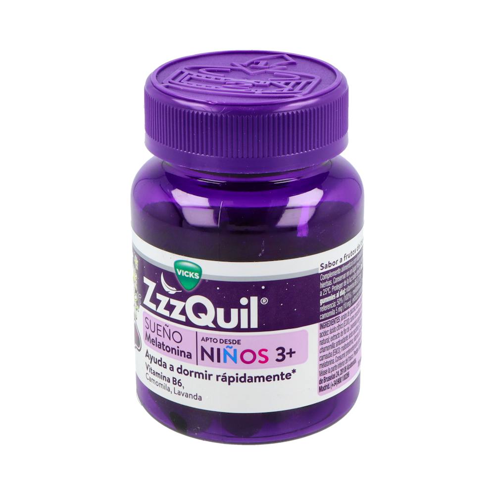 ZzzQuil Natura Kids Frutos del Bosque 30 Gummies