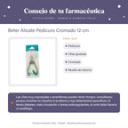 Beter Alicate Pedicuro Cromado 12 cm – consejo de tu farmacéutica