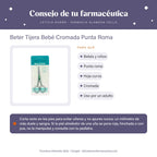 Beter Tijera Bebé Cromada Punta Roma – consejo de tu farmacéutica