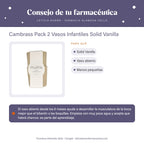 Cambrass Pack 2 Vasos Infantiles Solid Vanilla – consejo de tu farmacéutica