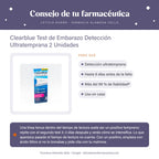 Clearblue Test de Embarazo Detección Ultratemprana 2 Unidades – consejo de tu farmacéutica