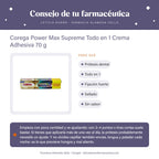 Corega Power Max Supreme Todo en 1 Crema Adhesiva 70 g – consejo de tu farmacéutica