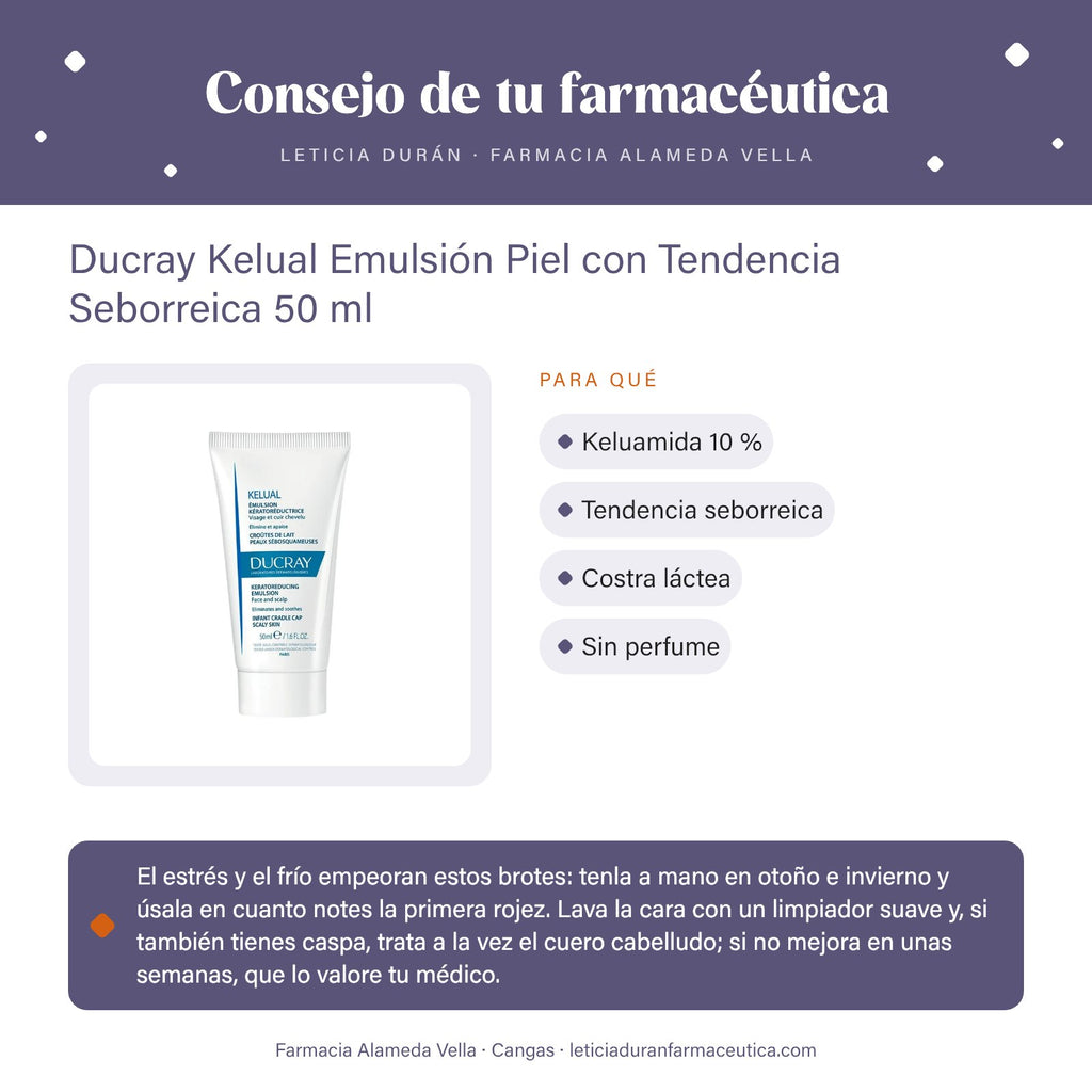 Ducray Kelual Emulsión Piel con Tendencia Seborreica 50 ml – consejo de tu farmacéutica