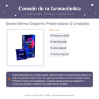 Durex Intense Orgasmic Preservativos 12 Unidades – consejo de tu farmacéutica
