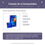 Durex Natural XL Preservativos – consejo de tu farmacéutica