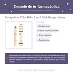 Embryolisse Color Balm 3 en 1 Stick Rouge Intense – consejo de tu farmacéutica