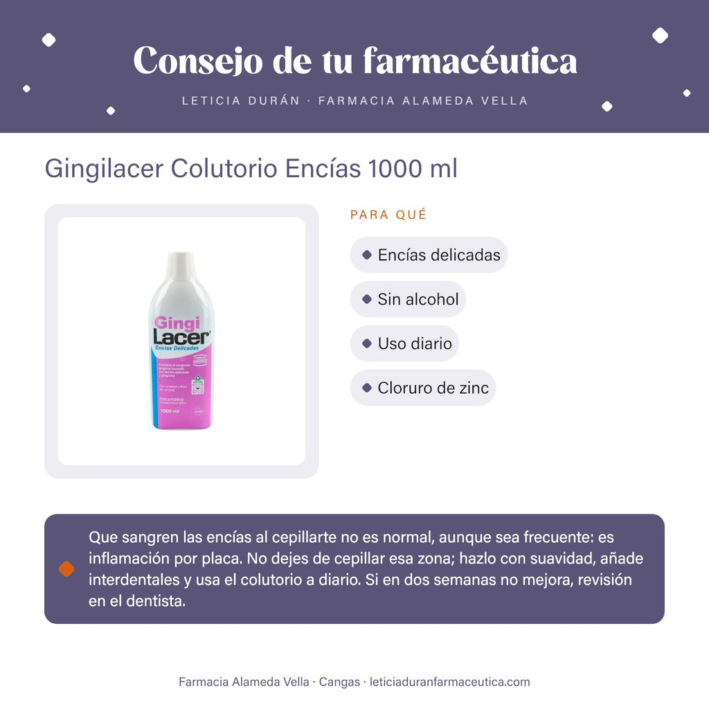 Gingilacer Colutorio Encías 1000 ml – consejo de tu farmacéutica